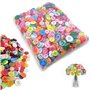 Lot de 1 000 boutons ronds en résine pour loisirs créatifs