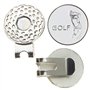 Kofull Marqueurs de Balle de Golf Clip de Chapeau de Golf magnétique Solide pour Chapeau de Golf (3PCS)