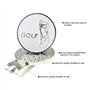 Kofull Marqueurs de Balle de Golf Clip de Chapeau de Golf magnétique Solide pour Chapeau de Golf (3PCS)