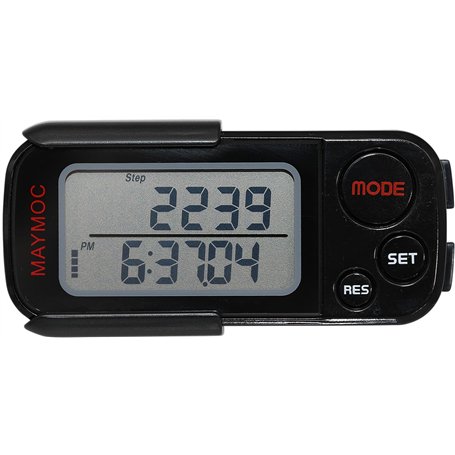 MAYMOC Podomètre de Marche 3D avec Clip et Sangle