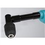 TIMESETL Mandrin à Angle Droit 90° Auto-Serrant, Mandrin Coude de Perceuse à Dégagement Rapide Embout Visseuse Renvoi d'angle Ad