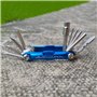 Outil multifonction VeloChampion de qualité supérieure - Outil d'entretien de vélo multifonction 13 en 1 - Portable fiable, conç