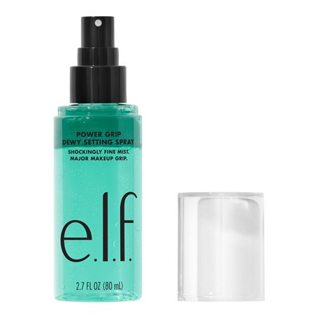 e.l.f. Spray Power Grip Dewy Setting - Formule ultra fine et longue durée - Fixe le maquillage pour une finition hydratée et pro