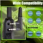 Retevis RS114 Talkie Walkie Haut-Parleur Microphone IP54 Étanche 2 Pin Compatible avec Talkies Walkies RT24 RT27 RT3S RT5R RT81 