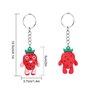 Ohaoduo Animaux Porte-clés, 20 pièces silicone Décoration Porte-clés Fête des Enfants Cadeau pour garçons Filles Bébé