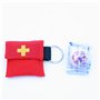 Worldconnection Lot de 10 masques de respiration Rouge CPR