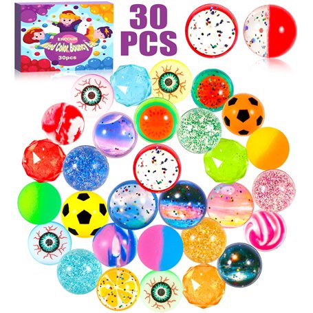 ENCOUN 30PCS Balle Rebondissante
