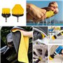 NCKIHRKK Brosse Perceuse, 10 Pièces Brosse Perceuse Nettoyage Kit pour Perceuse Électrique Brosse de Visseuse pour Voiture Roue 