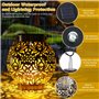 BGIUSQF Lanterne Solaire Exterieur 2 Pièces Lanterne Solaire Exterieur Jardin LED Decorative Lampe Solaire Exterieur Suspendre/ 