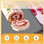 GZCZCC 2 Pièce Tapis de Cuisson Silicone pour Four 30x40cm Tapis à Gâteaux Roulé Plaque Gâteau Four Plaque Génoise Silicone Plaq