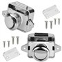 PERFETSELL 2 Pcs Verrouillage Push Lock Verrouillage de meubles de camping-car Verrouillage de bouton de verrouillage en métal T
