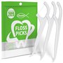 Fils Dentaire avec manche - 200 pièces de dental floss/cure dent en soie pour une hygiène bucco-dentaire optimale - Nettoyage ef