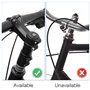 Jubaopen Rehausse Potence VTT, Potence de Guidon en Alliage d'Aluminium Rallonge Potence VTT Fourche Bicyclette Étendre Riser po
