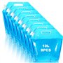 MIVIDE Lot de 8 Bidon d'eau Pliable 10L