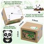 Tirelire Panda électronique pour Enfants et Adultes - avec Patte de Pandas pour Pièces - Tirelire Drôle pour Petite Monnaie - Pe