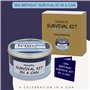 Kit de survie Jemsideas pour anniversaire. Boîte cadeau d'anniversaire humoristique et carte pour les 18 ans. Couleur personnali