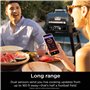 Ninja ProChef WP100EU Thermomètre à viande numérique sans fil pour cuisine intérieure et extérieure avec portée Bluetooth de 50