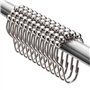 20PCS Anneaux de Douche en Acier Inoxydable