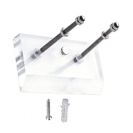 Anwangda Support mural pour skateboard pour montage mural Deluxe (transparent)