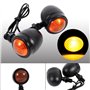 SFONIA 4pcs Indicateurs de Moto Clignotants Lumières 12V Imperméable Universel pour Moto Scooter Quad Cruiser Off Road