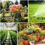 Programmateur Arrosage Automatique Minuteur Arrosage pour Jardin Mode Verrouillage Enfant/Mode Automatique & Manuel/Retard De Pl