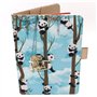 Protège Carnet De Santé Pour Bébé Garçon – Motif Panda – Format A5 15x21 cm – Rabats Pour Ranger Les Ordonnances