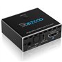 Extracteur audio HDMI 2.1 4K 120Hz VRR ALLM HDMI ARC Switch 2 ENTRÉES 1 SORTIE VRR ALLM HDCP2.3 HDR10 Convertisseur audio qui dé