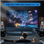 Extracteur audio HDMI 2.1 4K 120Hz VRR ALLM HDMI ARC Switch 2 ENTRÉES 1 SORTIE VRR ALLM HDCP2.3 HDR10 Convertisseur audio qui dé