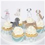 Meri Meri Lot de 24 cupcakes pour chiot