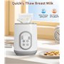 Bixury Chauffe Biberon Électrique Rapide 8 en 1 Chauffe Biberon Multifonction 220V 50W Décongelation Chauffe Petit Pots avec Con