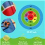 Lubibi 8-in-1 Ensemble de Jeu de Lancer d'Anneau pour Enfants, Livré avec Un Sac de Rangement Compact, pour Les Jeux de Lancer,
