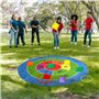 Lubibi 8-in-1 Ensemble de Jeu de Lancer d'Anneau pour Enfants, Livré avec Un Sac de Rangement Compact, pour Les Jeux de Lancer,