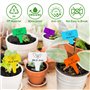 Lot de 160 étiquettes pour plantes en plastique de qualité supérieure – 100 blanches + 60 x multicolores, étiquettes pour plante