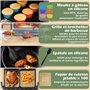 Accessoires pour Air Fryer cosori air fryer 10L Ninja 10.4l, Moule Silicone Air Fryer pour airfryer Ninja, Sans BPA, Réutilisabl