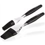 Pinceau à pâtisserie MoNiRo en set de 2 avec brosse en silicone – pinceau de rôtisserie haute qualité – pinceau de cuisine pour 