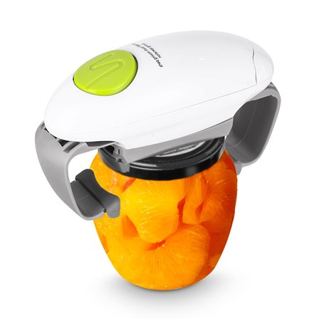 LEAZZLE Ouvre-bocal électrique - gadget de cuisine solide et robuste pour bocaux scellés - ouvre-bocal automatique mains libres