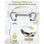 LEAZZLE Ouvre-bocal électrique - gadget de cuisine solide et robuste pour bocaux scellés - ouvre-bocal automatique mains libres 