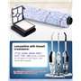 Accessoires pour Bissell Crosswave 3 en 1,4 Rouleau de brosse et 5 filtres pour Bissell Crosswave, rouleau de brosse pour sols d