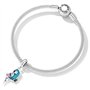 Pendentif Charm Perroquet pour Bracelet Pandora - Charm Animal en Argent Sterling 925 - Cadeau d'Anniversaire pour Petite Amie o