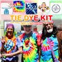 ZLPBAO Tie Dye Kit 37 Couleurs - Kit Tie Dye pour enfants - Teinture Textile de Tissu Vives pour Enfants et Adultes DIY Peinture