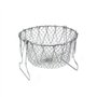 JJDD Carkio Panier pliable en acier inoxydable multi-fonctions pour frire et cuisine