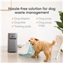 Litter Genie Pet Genie - Poubelle pour déjections Canines avec Technologie Anti-odeurs - Inclus 1 Recharge Qui Dure jusqu'à 2 Mo