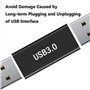 iJiZuo Adaptateur USB Femelle à Femelle, Paquet de 2, Connecteur D'extension Adaptateur 3.0 USB, pour Connecter Deux Extrémités 