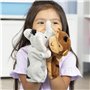 Melissa & Doug Marionnettes À Main, 6 Marionettes Animaux de Safari, Jouet créatif pour Filles et garçons de 3 4 5 6 7 Ans, Cade