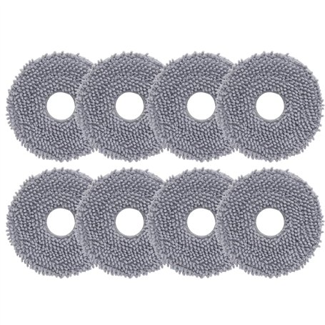 Geoviizon Lot de 8 serpillères de rechange pour robot Roborock Q Revo/Qrevo MaxV/Qrevo Master/Qrevo Slim/Qrevo Pro/Qrevo S/Qrevo