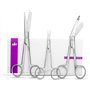 MJW 3 Pièces Ensemble de Ciseaux de Premiers Secours en Acier Inoxydable Ciseaux de Pansement outils Vétérinaires Utilisés au Bu