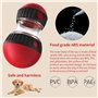 LUHOCIY Jouet Interactif pour Chien Indestructible, Jouet Distributeur Croquettes Chien, Balle Distributeur de Croquette Chien, 