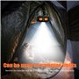 Hyted Lampe Frontale LED Ultra Puissante 2 Pack, 2000 Lumens USB Torche Frontale Rechargeable avec Capteur de Mouvement, Légère