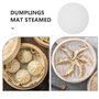 Bestonzon 6 pcs en silicone antiadhésif Tapis de cuisson à la vapeur en maille dumplings Pad Petits Pains cuits à la vapeur Moul