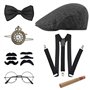 7pcs Accessoire Annee 20 Homme